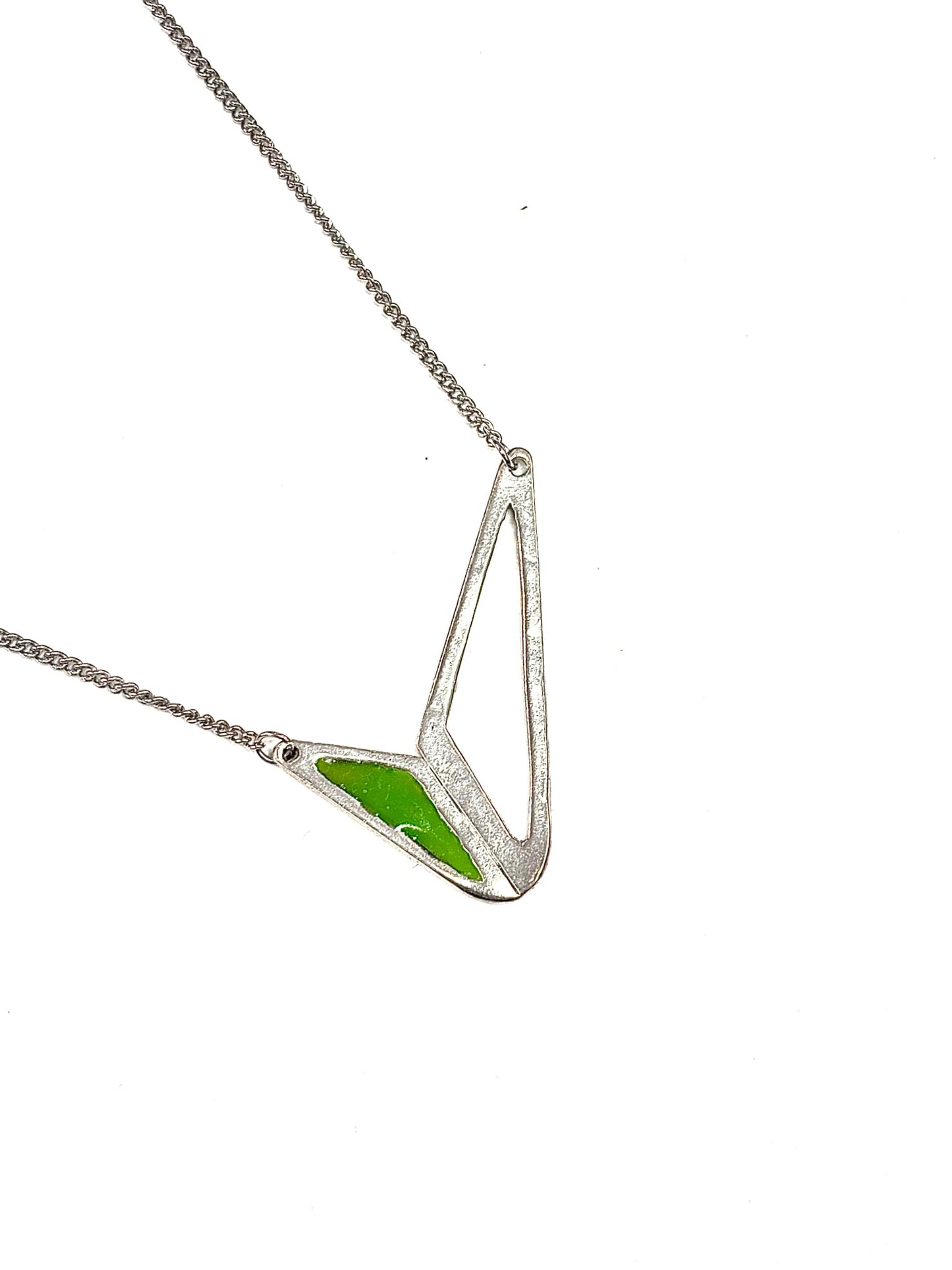 Collier Formes Géométriques Argent 1 - Rouge Bijoux - (plusieurs couleurs)