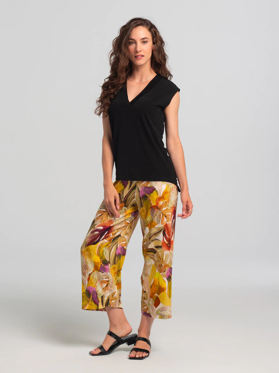 T-shirt Salvio  - Noir - Kollontaï -  15-148