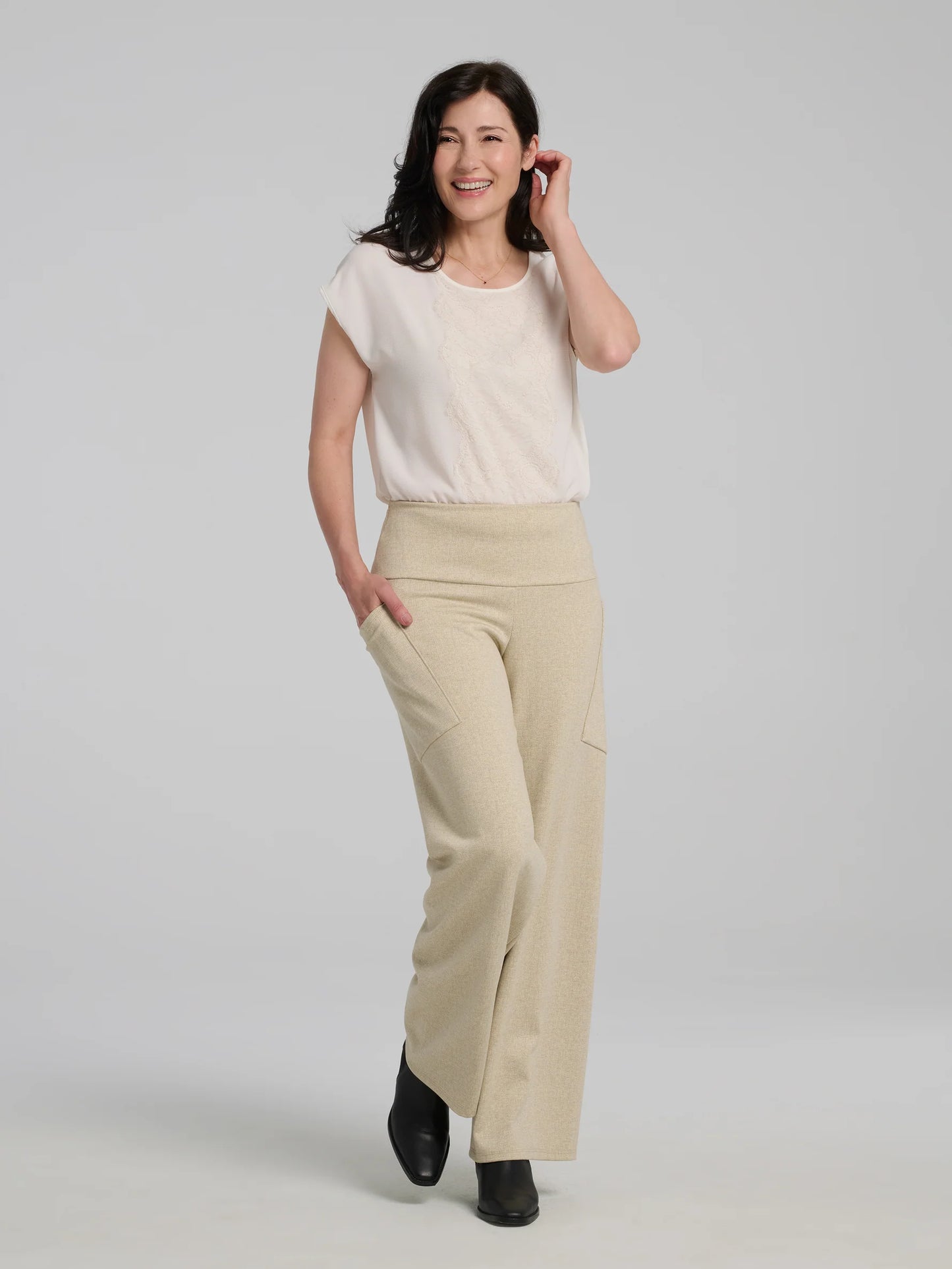 Pantalon Susan - Crème - Vanille - Kollontai