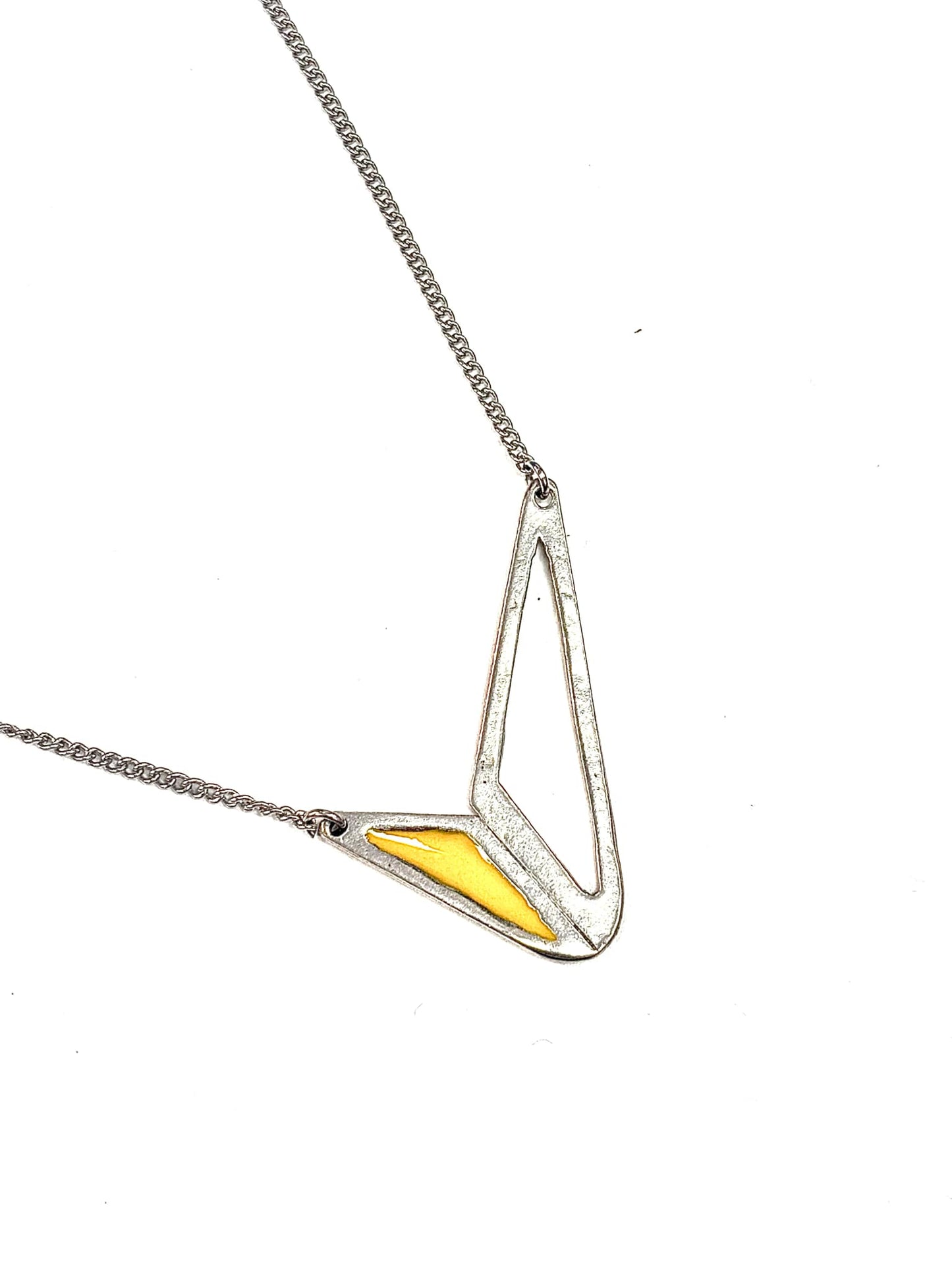 Collier Formes Géométriques Argent 1 - Rouge Bijoux - (plusieurs couleurs)