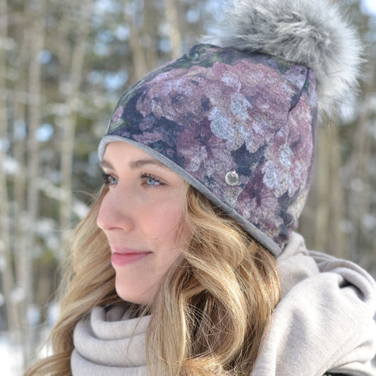 Tuque fleurs - Baluchon