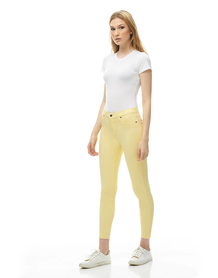Rachel - Coupe étroite- Taille Classique - Jonquille - Entrejambe 27" - Yoga Jeans- 1686