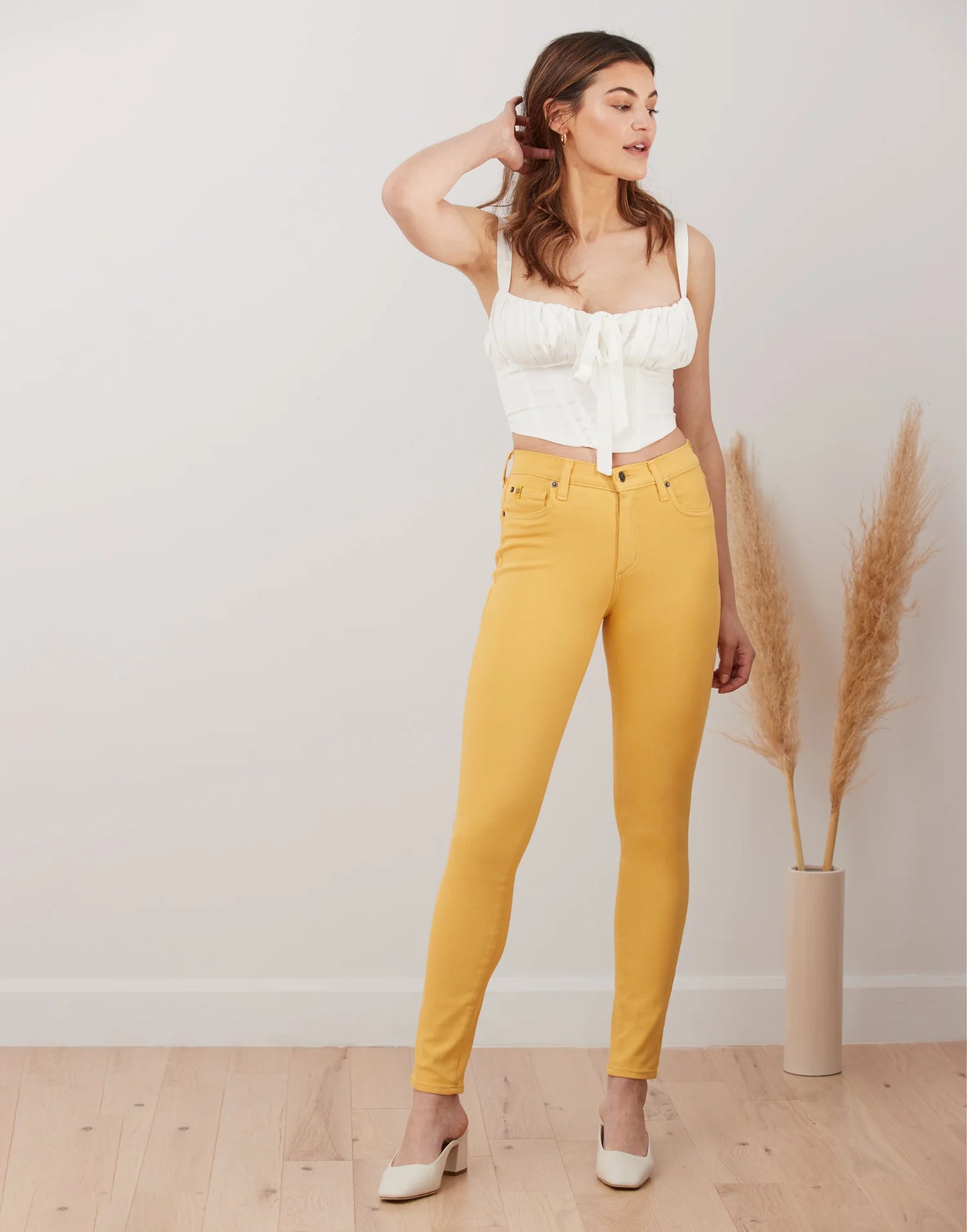 Rachel - Coupe étroite- Taille Classique - Sunshine Pc - Entrejambe 27" - Yoga Jeans- 1686