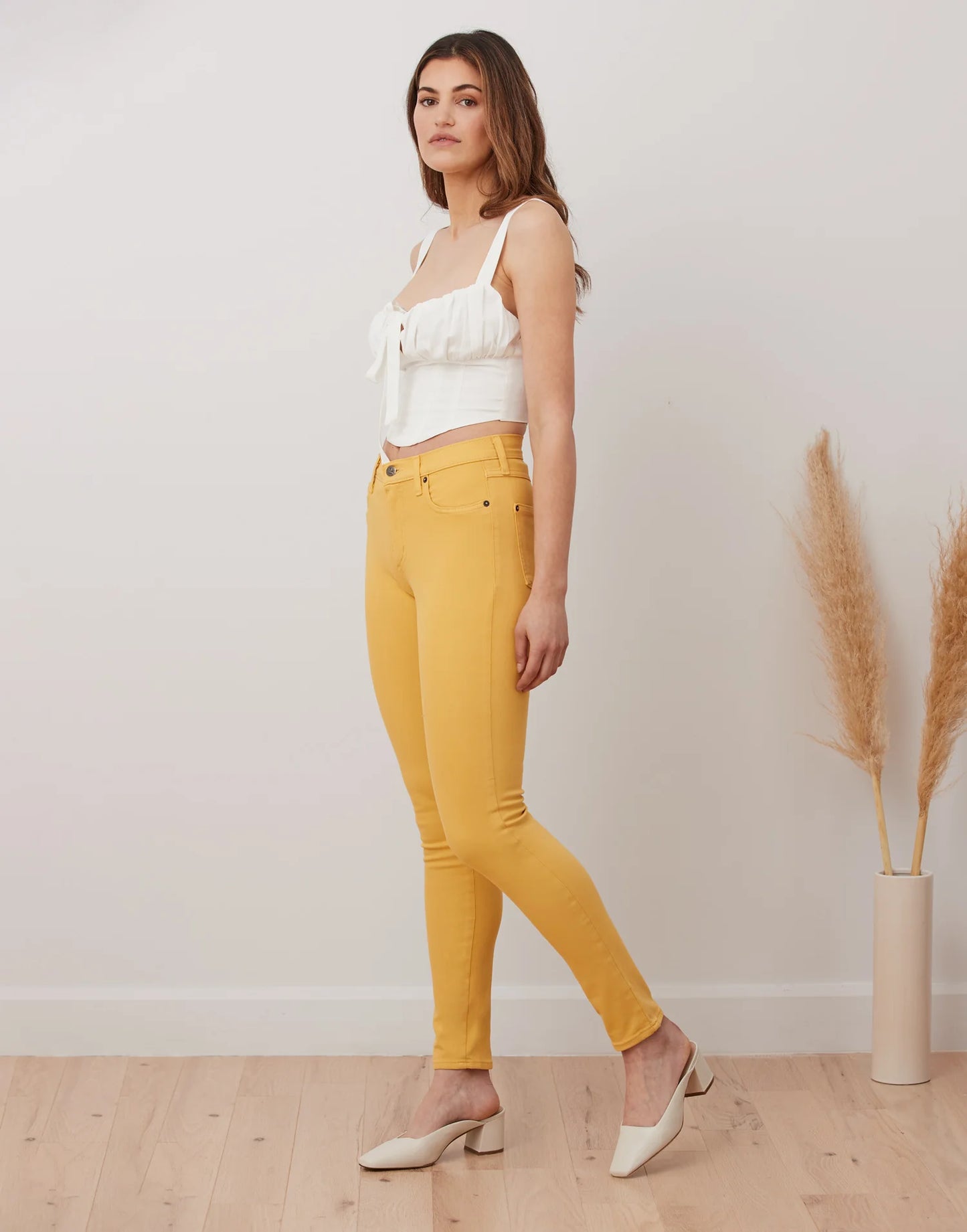 Rachel - Coupe étroite- Taille Classique - Sunshine Pc - Entrejambe 27" - Yoga Jeans- 1686