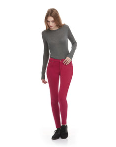 Rachel - Coupe étroite- Taille Classique - Persian rouge Pc - Entrejambe 30" - Yoga Jeans- 1711