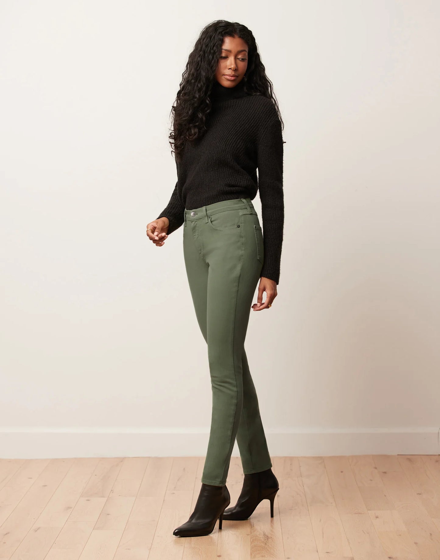 Jeans Rachel - Watercress - Taille Classique - Entrejambe 30''- Yoga Jeans 1711