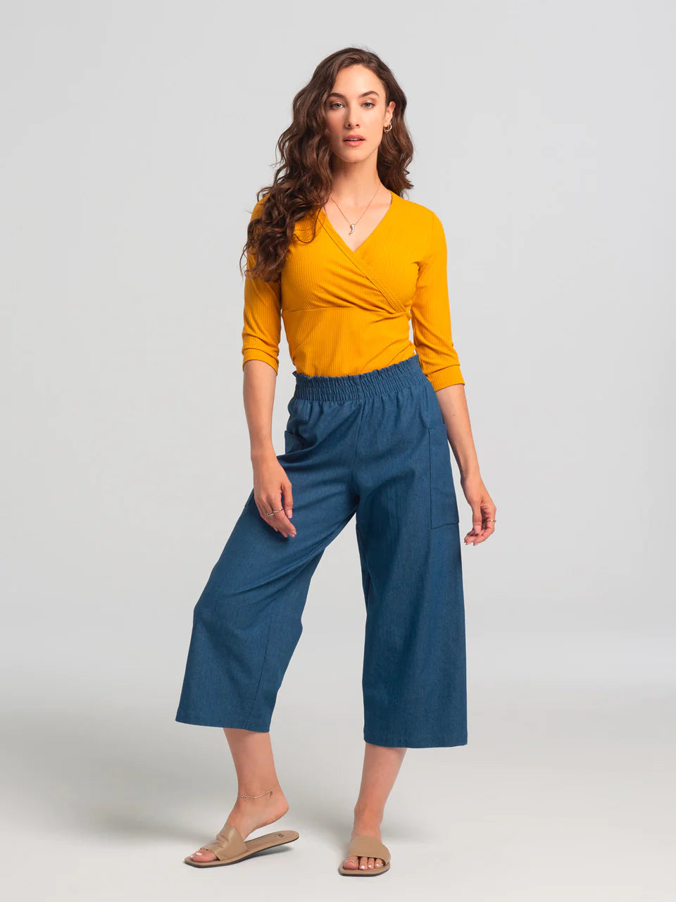 Pantalon Anona - Bleu - Kollontaï - 14-327