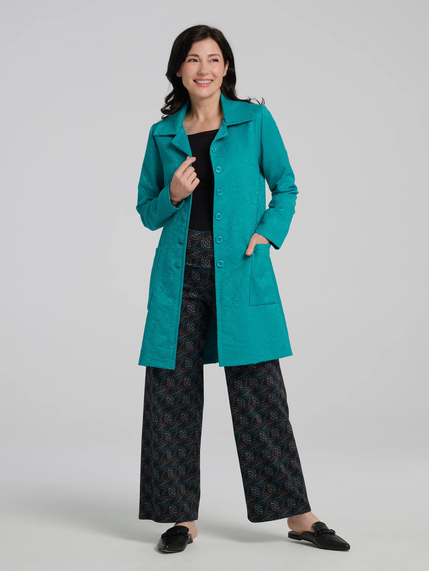 Pantalon Elma - Couleur – Turquoise - Kollontai