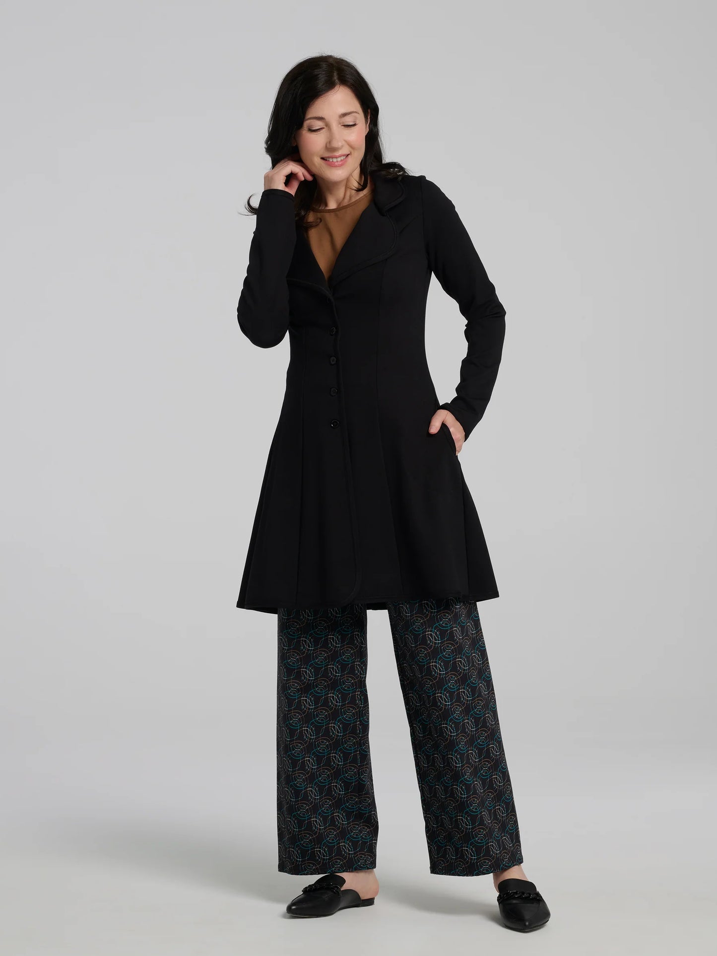 Veste Umbria - Couleur – Noir - Kollontai