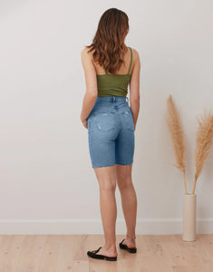 Short - Bondi Beach - Taille haute - 9'' entrejambes  - 1970 - Yoga Jeans