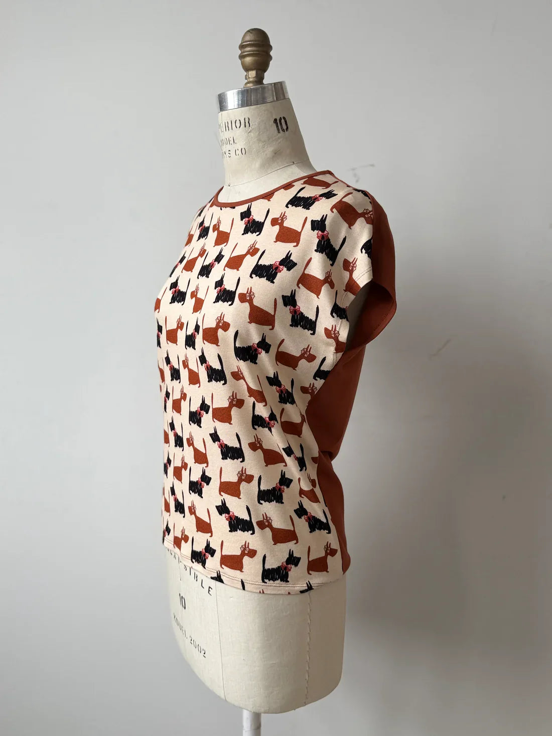 T-Shirt Arty - Rouille -Chien