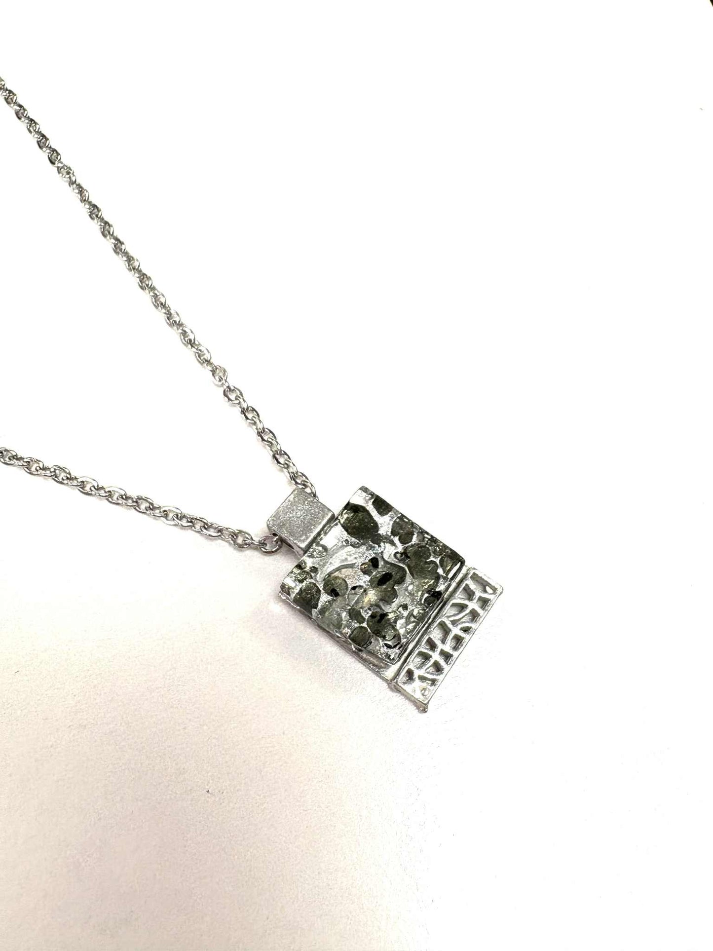 Pendentif Mosaïk sur chaine -3 couleurs offertes - Créart