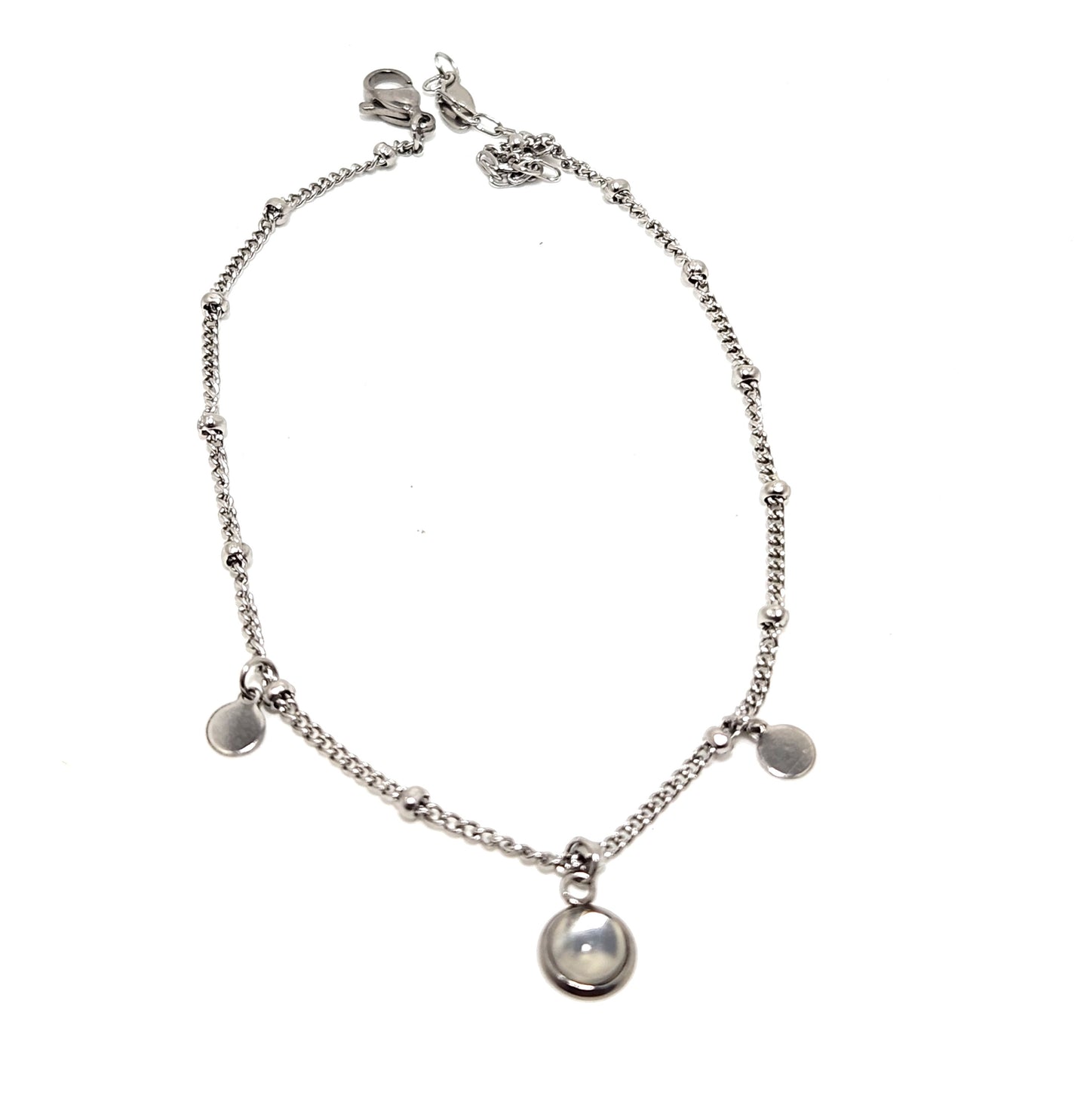 Ankle chain - Glass pearl - Créart