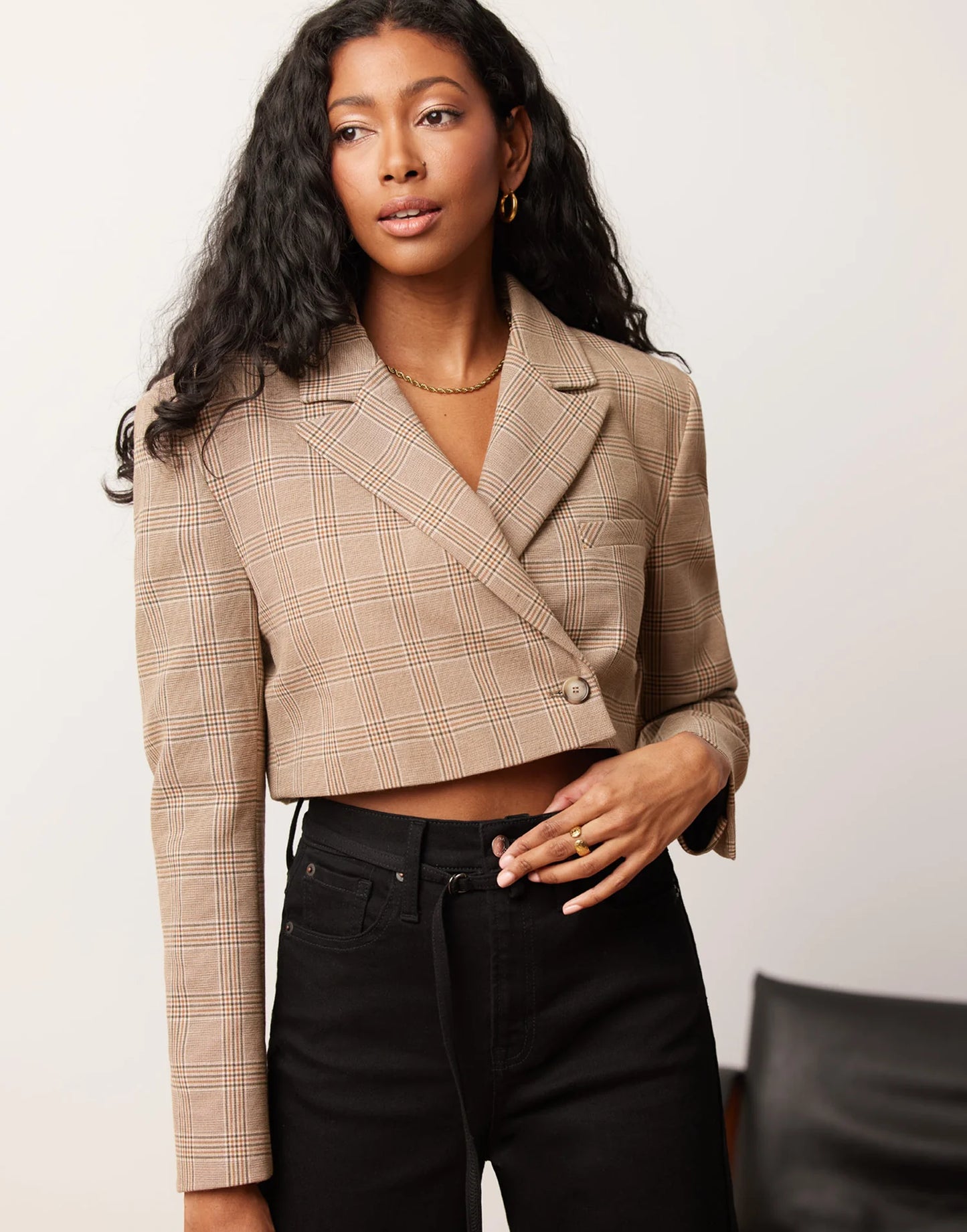 Jeans Lily Coupe Très évasé - Taille haute - noir- Entrejambe 31''