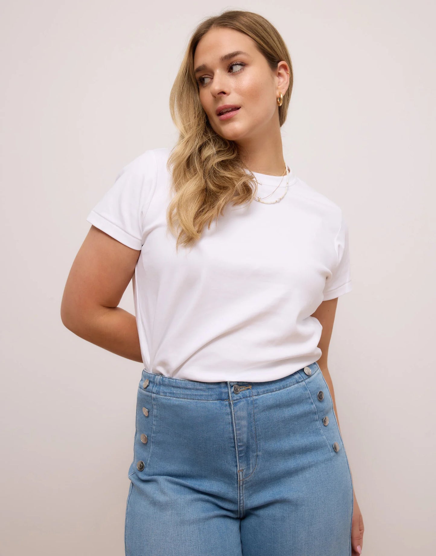 JEANS LILY Cut - Very Flared - High Waist - 26'' Inseam - Freshwater