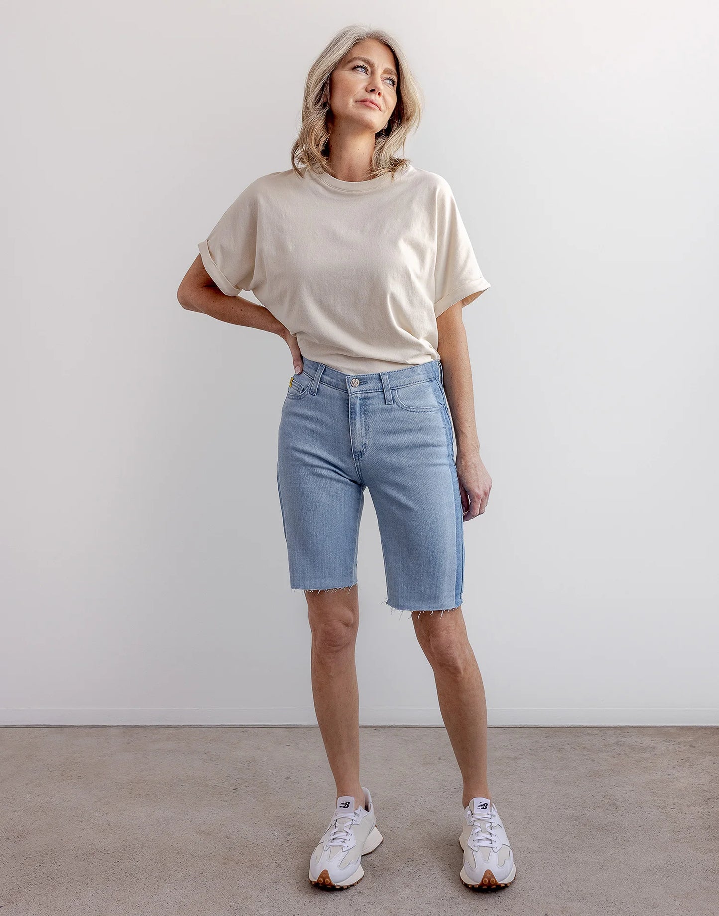 Short en denim - Taille classique - 9" d'entrejambes - 2261 Yoga Jeans