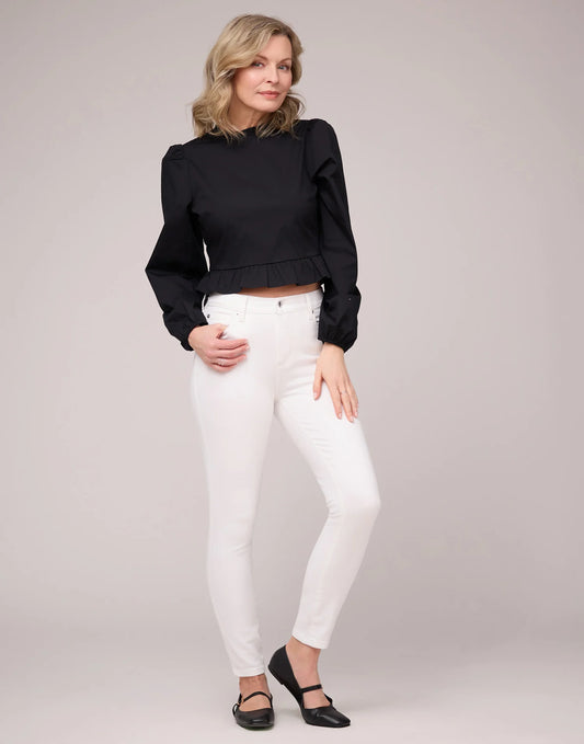JEANS RACHEL COUPE ÉTROITE  WHITE SHELL