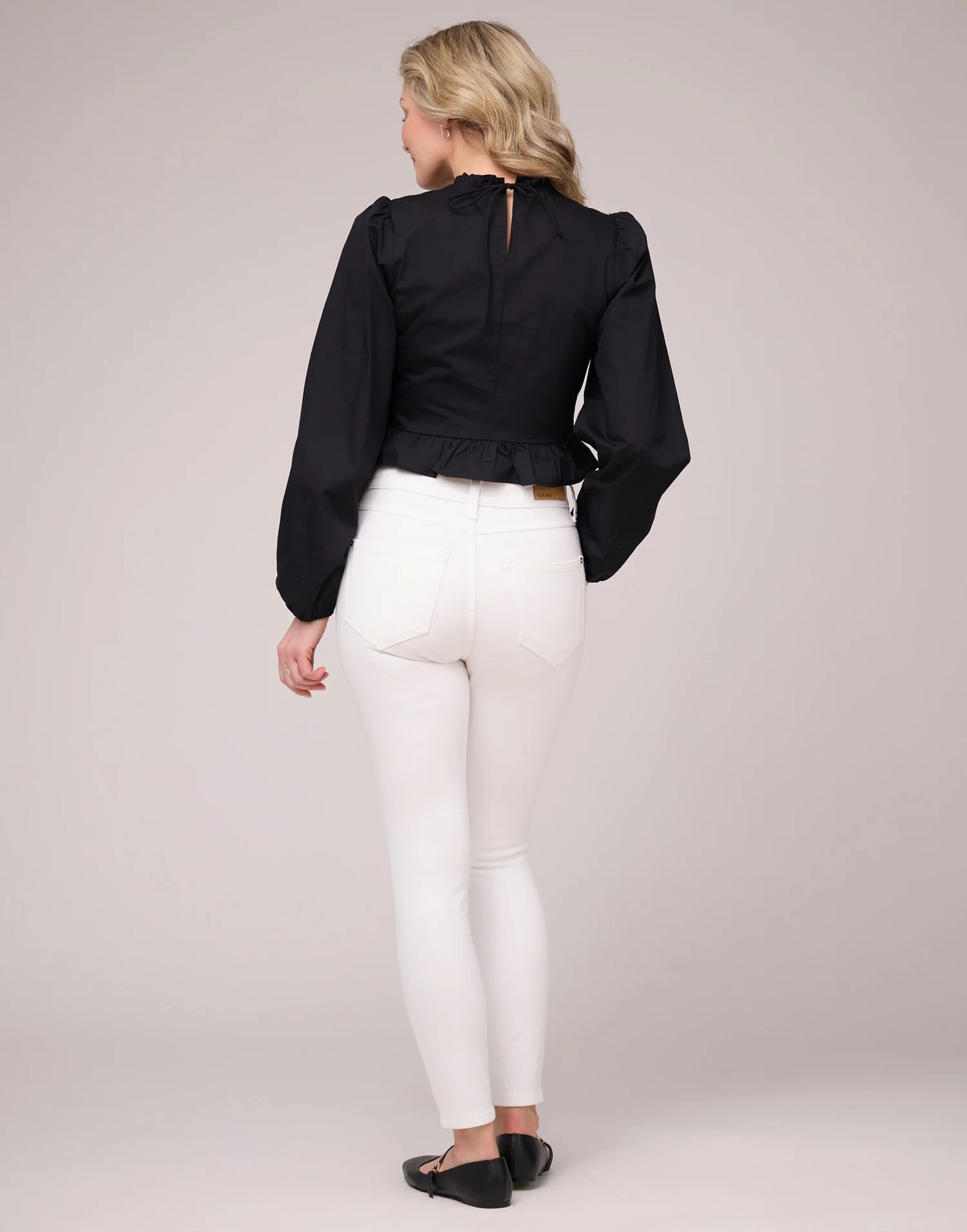 RACHEL SLIM FIT WHITE SHELL JEANS 