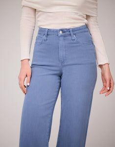 Lily - Coupe évasée- Taille Haute - Bleu Paradis - Entrejambe 25" - Yoga Jeans- 2538