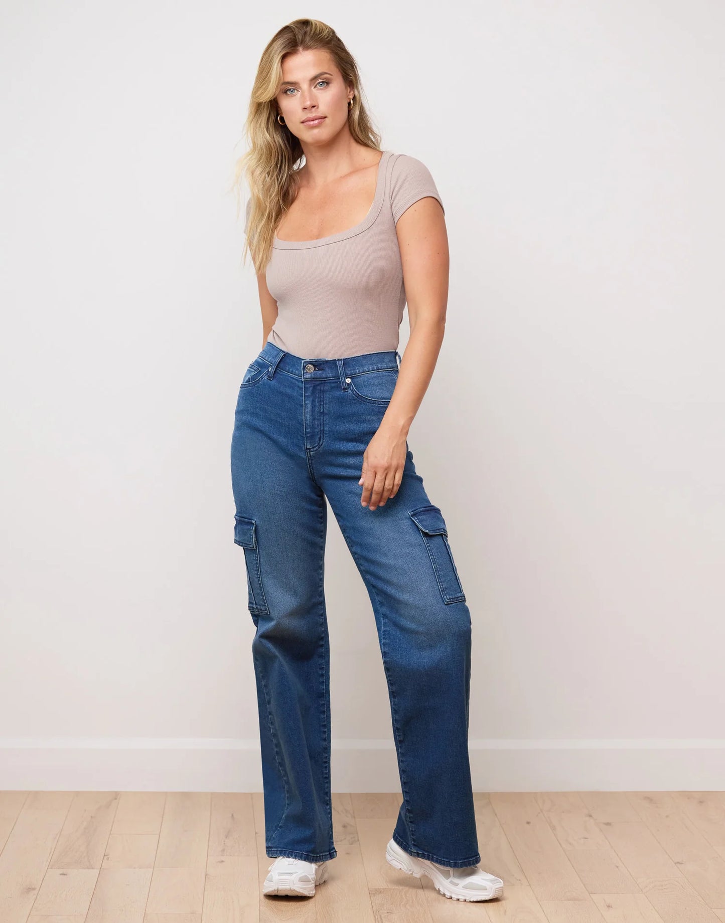 Lily Jeans Very Flared Fit - High Waist - OXFORD BLUE - 32'' Inseam