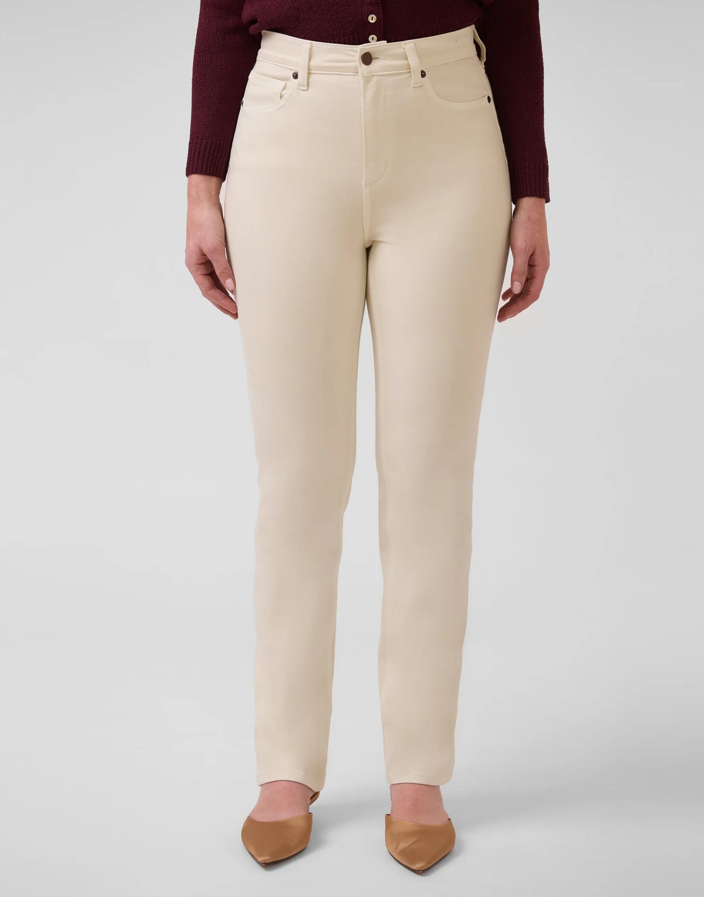 Jeans Emily - Coupe ajustée - Taille haute - Marbella - Entrejambe 30''