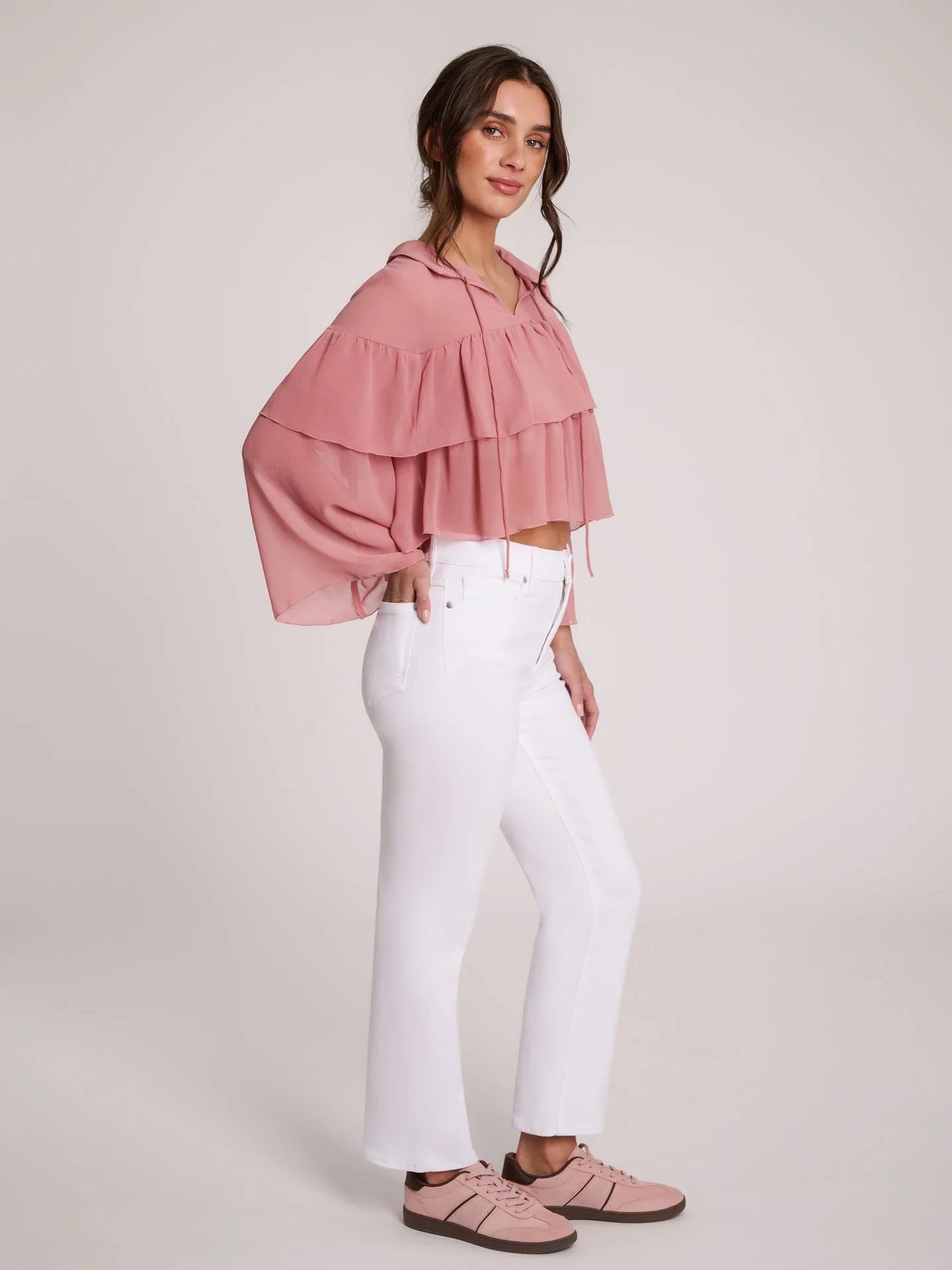JEANS CHLOÉ COUPE DROITE / WHITE LOTUS - 2756 - Taille Classique - Entrejambe 27'' - Yoga Jeans