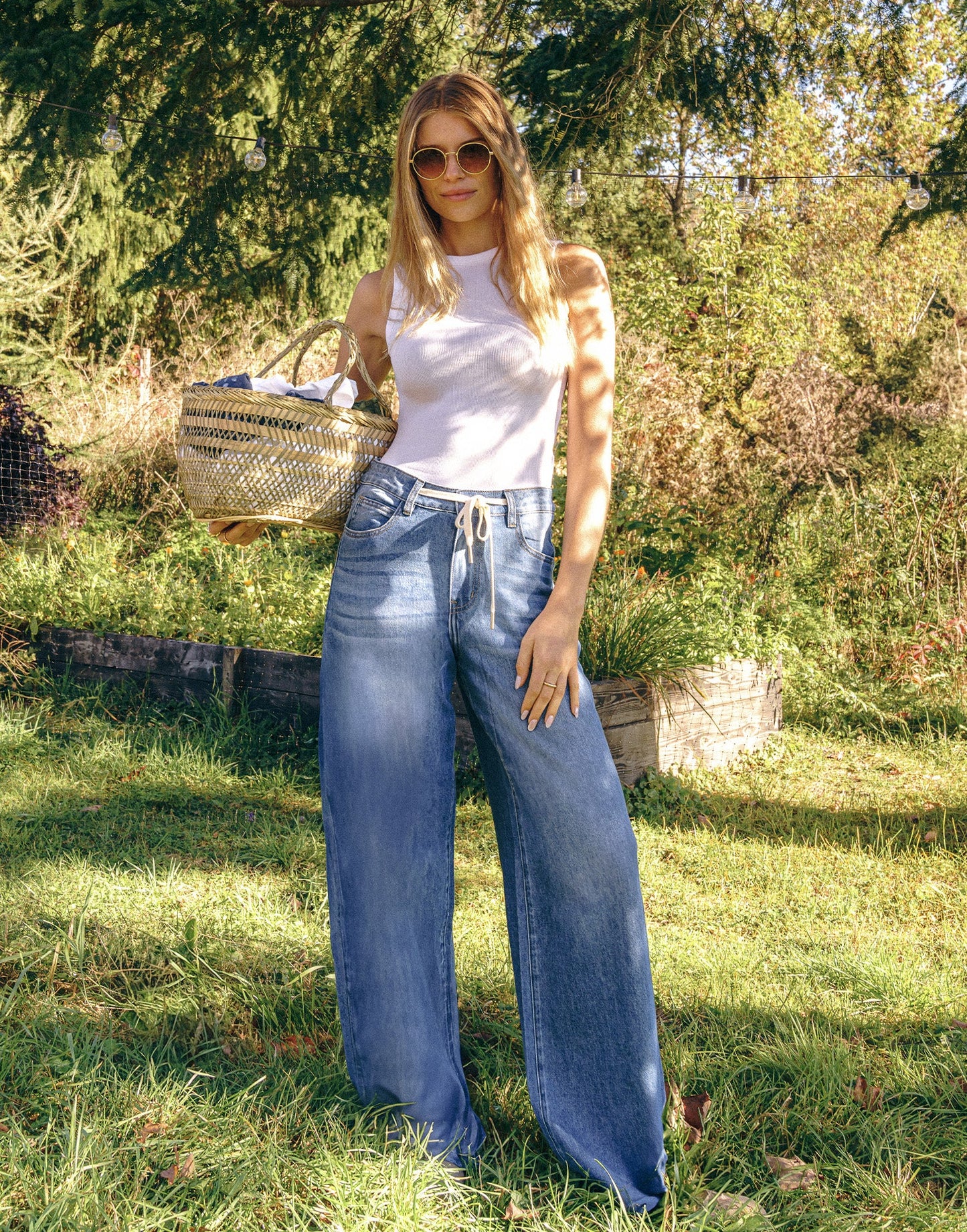 LILY JEANS VERY FLARED CROCUS