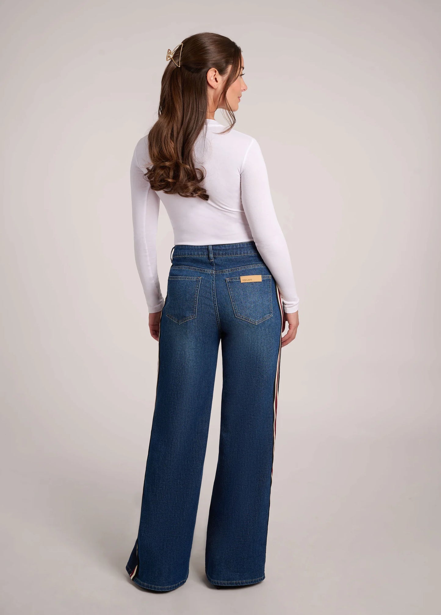 JEANS LILY COUPE TRÈS ÉVASÉE - CARINA - Taille Classique - Entrejambe 32''