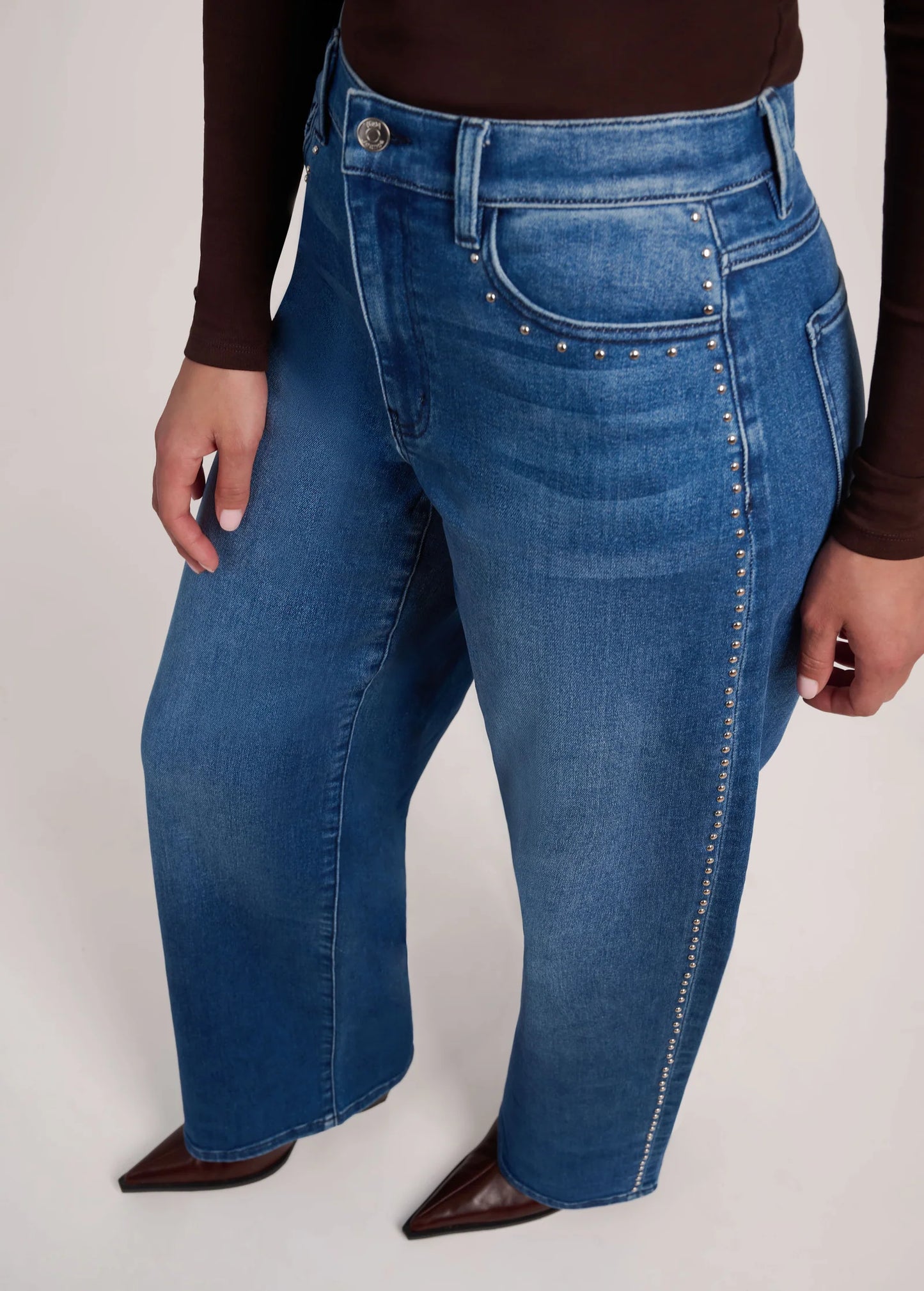 JEANS LILY COUPE TRÈS ÉVASÉE  - ORPHEUS - taille classique - Entrejambe 32''