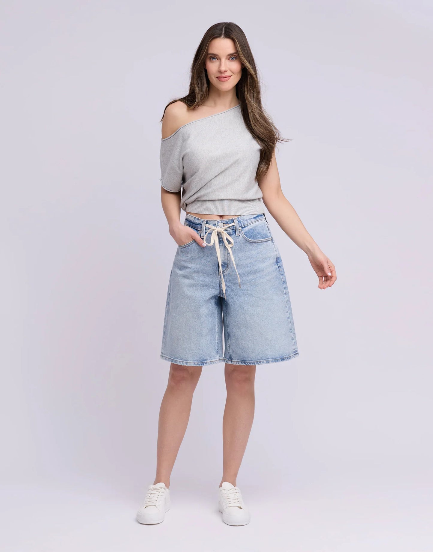 SHORTS - DOLLY - Taille haute - Entrejambe: 10"