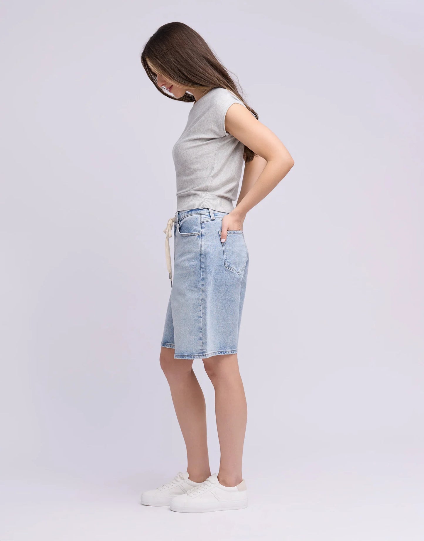 SHORTS - DOLLY - Taille haute - Entrejambe: 10"