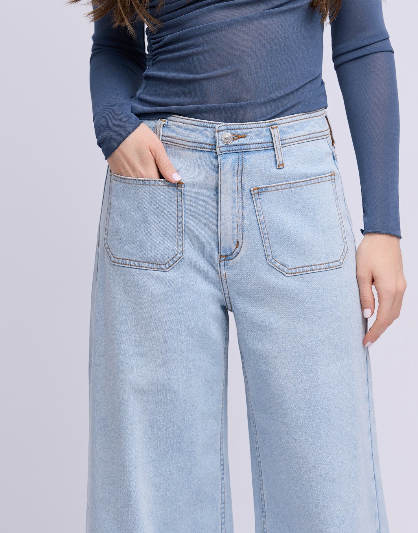 JEANS LILY COUPE TRÈS ÉVASÉE - SHERYL - 2902 - Taille haute - Entrejambe 31'' - Yoga Jeans
