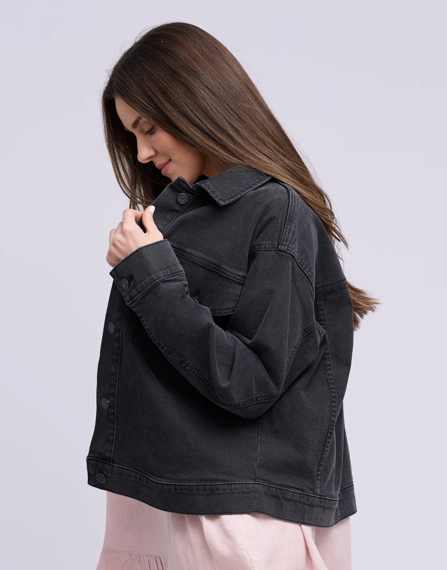 VESTE EN DENIM - SUMMER - Noir - Yoga Jeans
