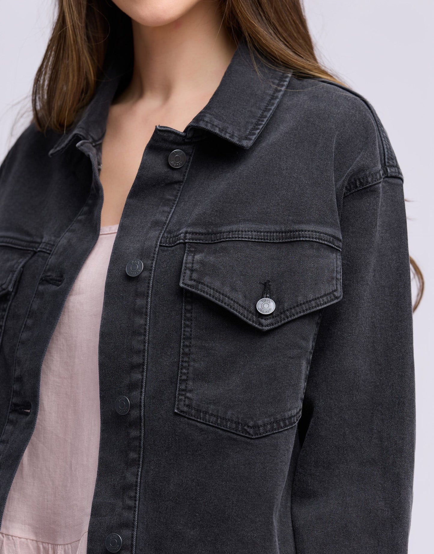 VESTE EN DENIM - SUMMER - Noir - Yoga Jeans