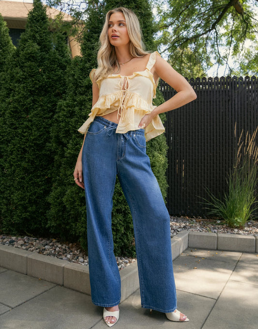 JEANS LILY COUPE TRÈS ÉVASÉE - SHANIA - 2965 - Taille haute - Entrejambe 30'' - Yoga Jeans