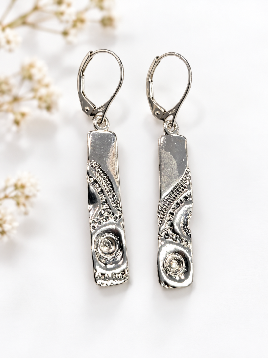Boucles d'oreilles- MB05 - argent 9.25  - Marie-Êve Bordeleau