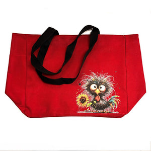 Sac Rouge - Coq - Impressione-Toi