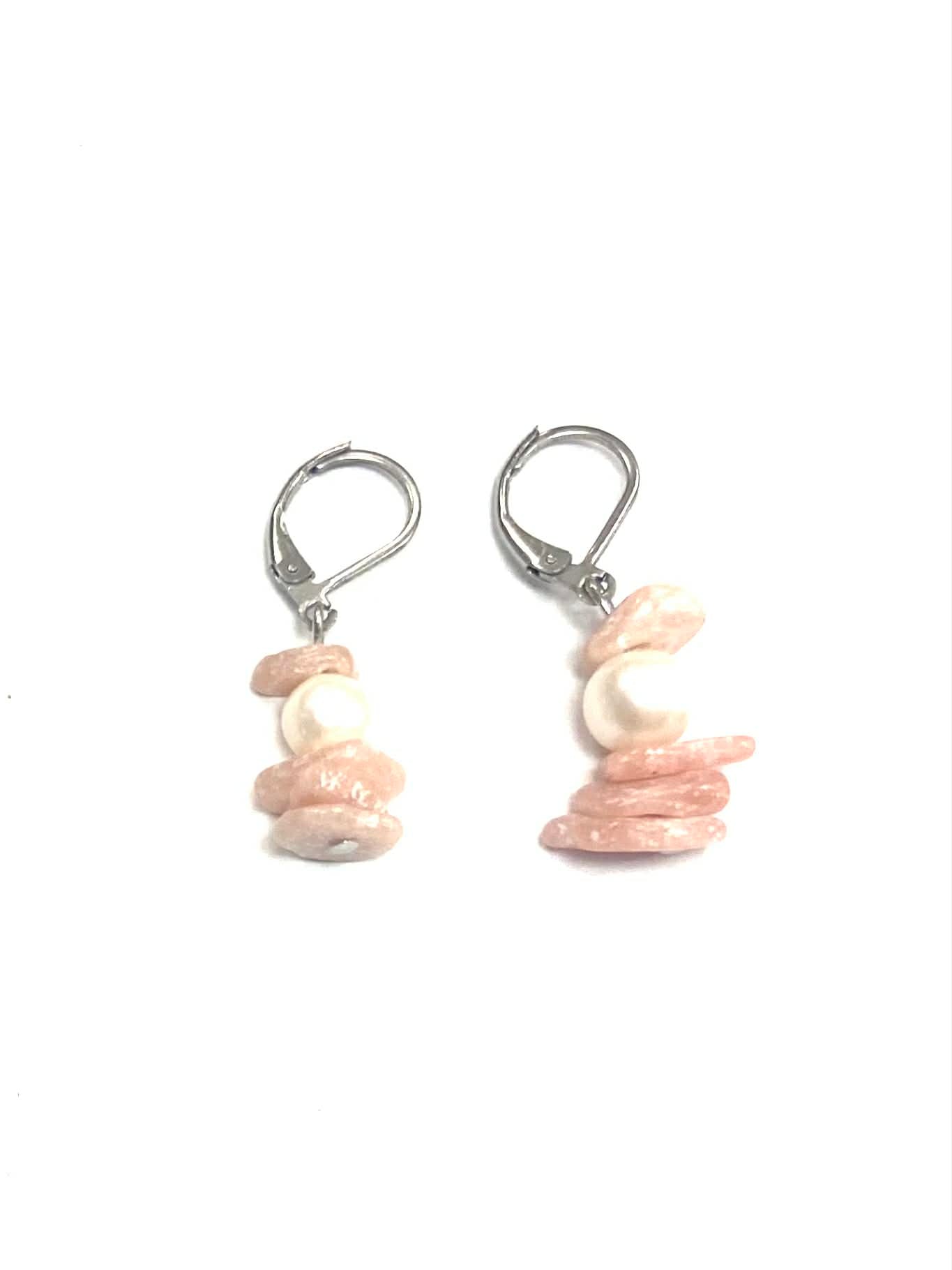 Boucles d'oreilles pierres - Opale - Rose (2 Variantes) - Rouge Bijoux