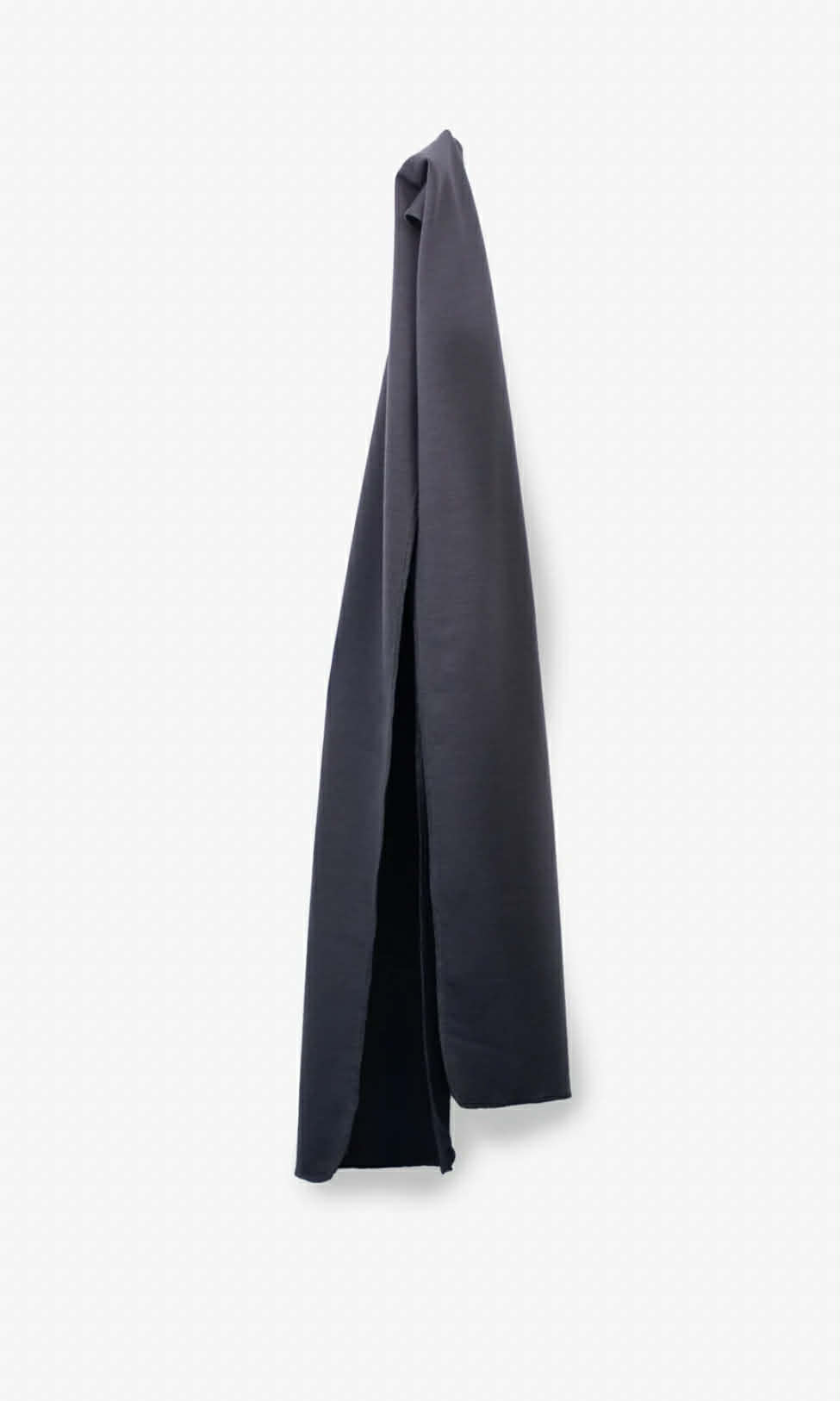 Foulard 100 % Mérinos Brossé - Charbon - Bonnetier