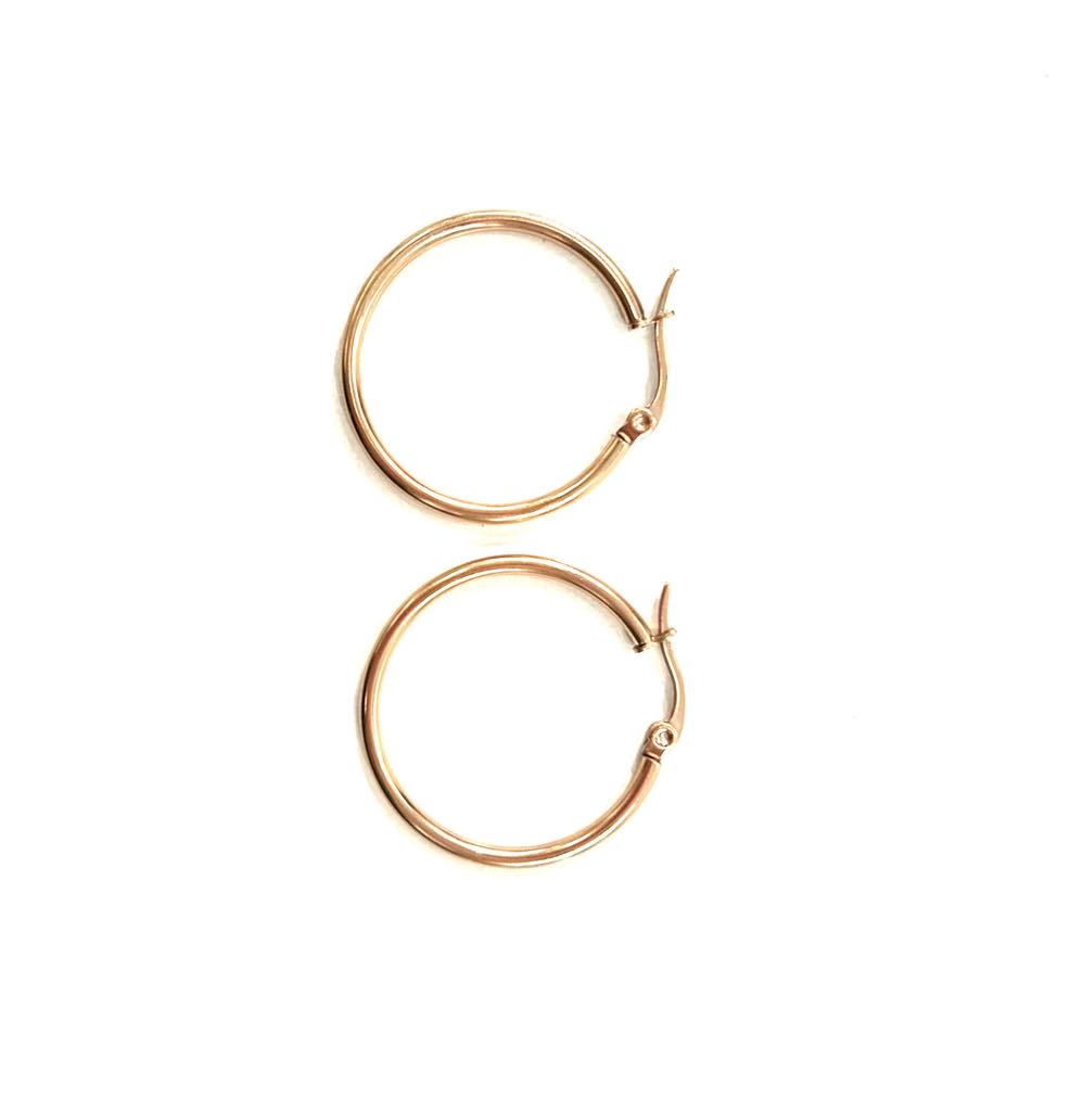 BO anneau rose gold 3cm