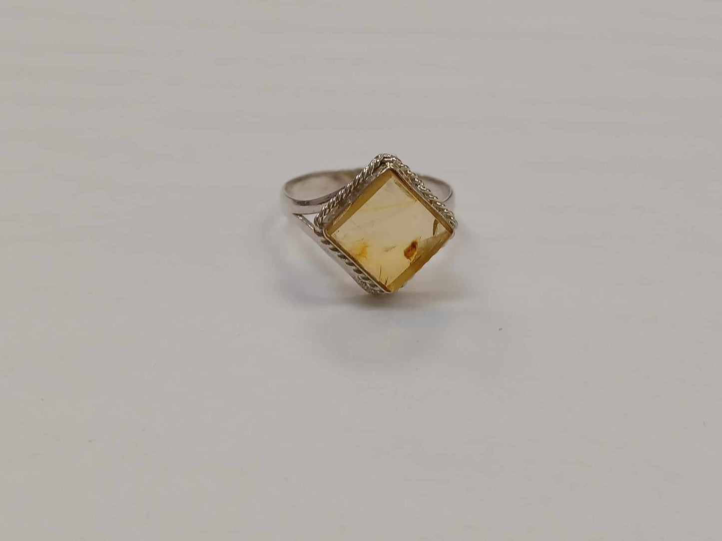 Bague Ambre (plusieurs modèles) - Rouge Argent 925