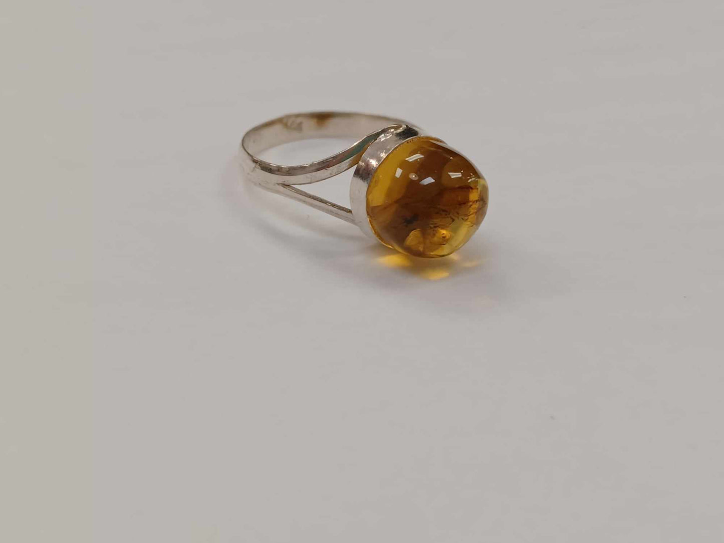 Bague Ambre (plusieurs modèles) - Rouge Argent 925