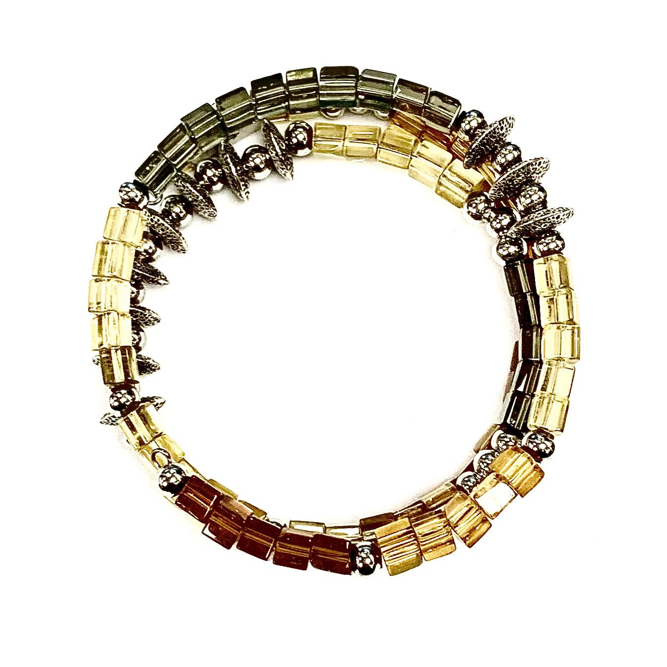 Bracelet de billes - LACP02 - Rouge Bijoux