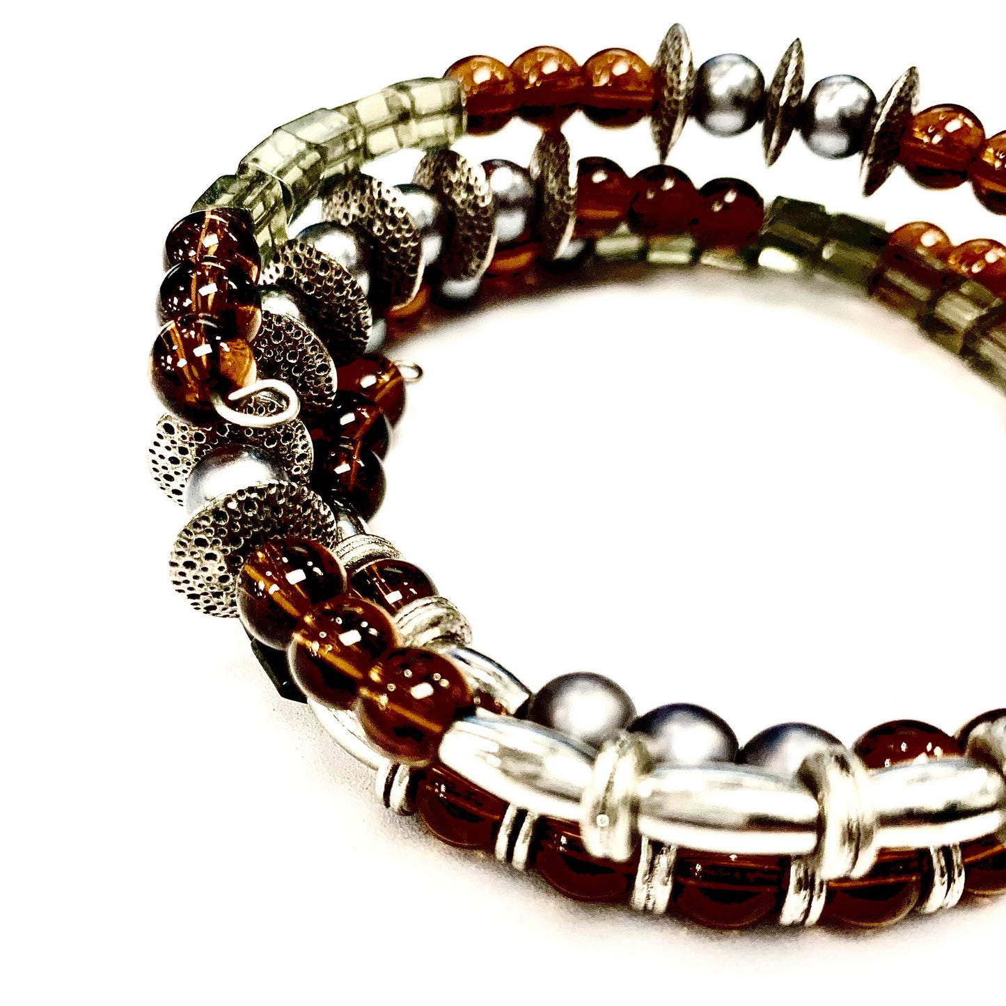 Bracelet de billes - LACP11 - Rouge Bijoux