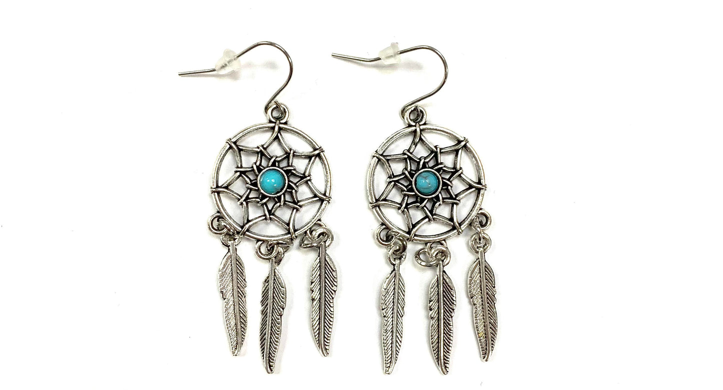 Bo capteur de rêve - Pierre bleue - Gynette et Yvon