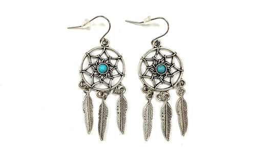 Bo capteur de rêve - Pierre bleue - Gynette et Yvon