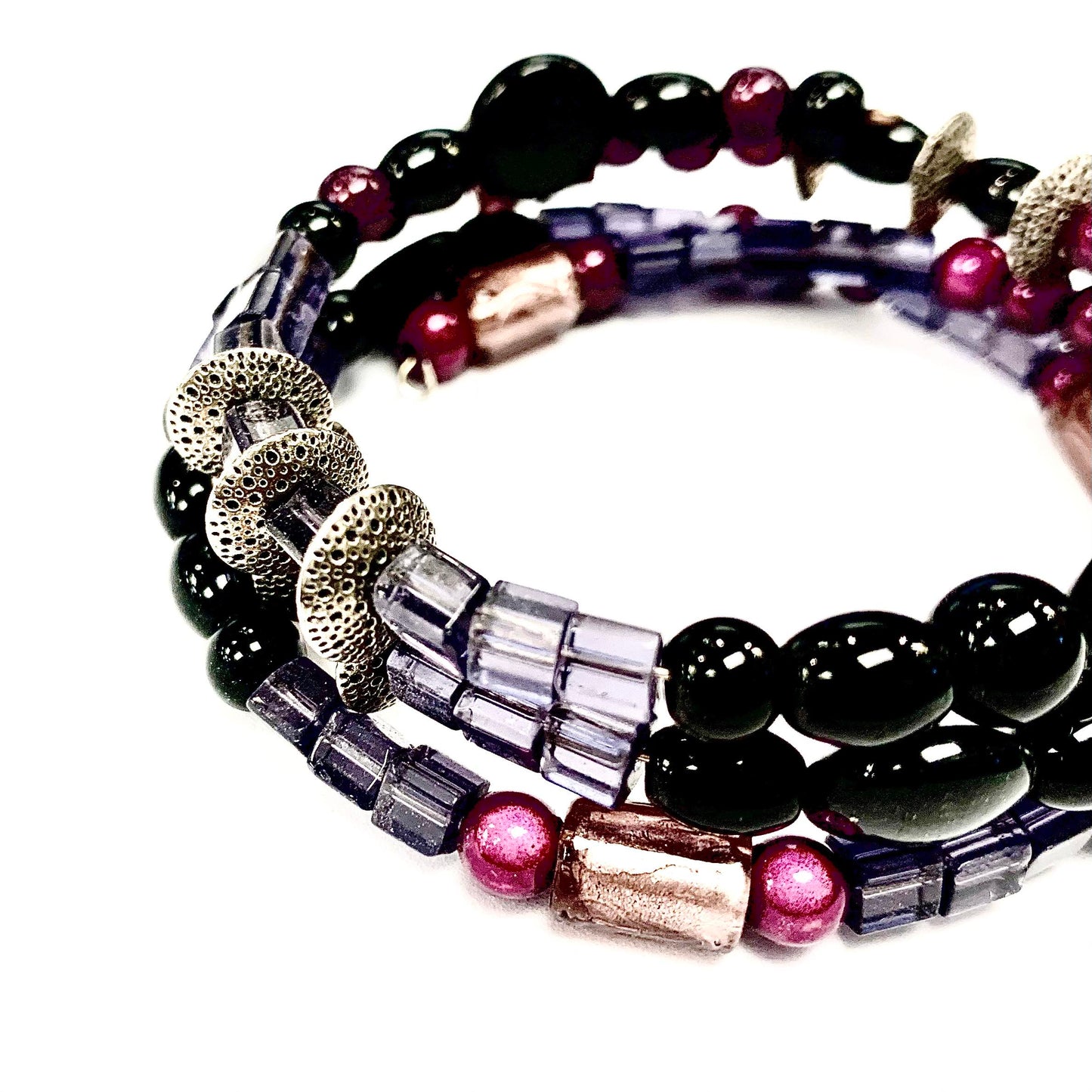 Bracelet de billes - LACP10 - Rouge Bijoux