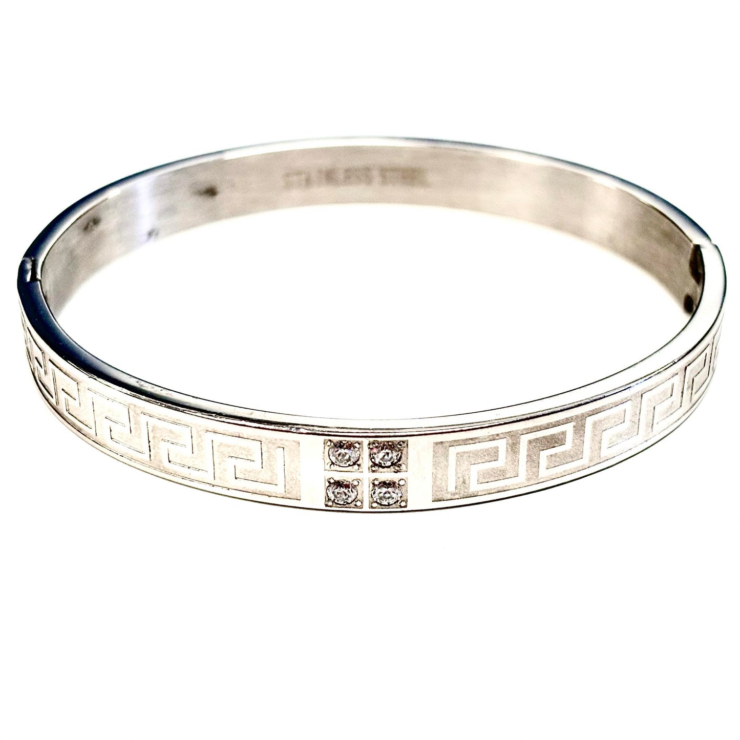 Beacelet - Silver - Red Stainless Steel - ABC01