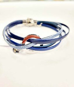 Bracelet Lara- Marine - Créart