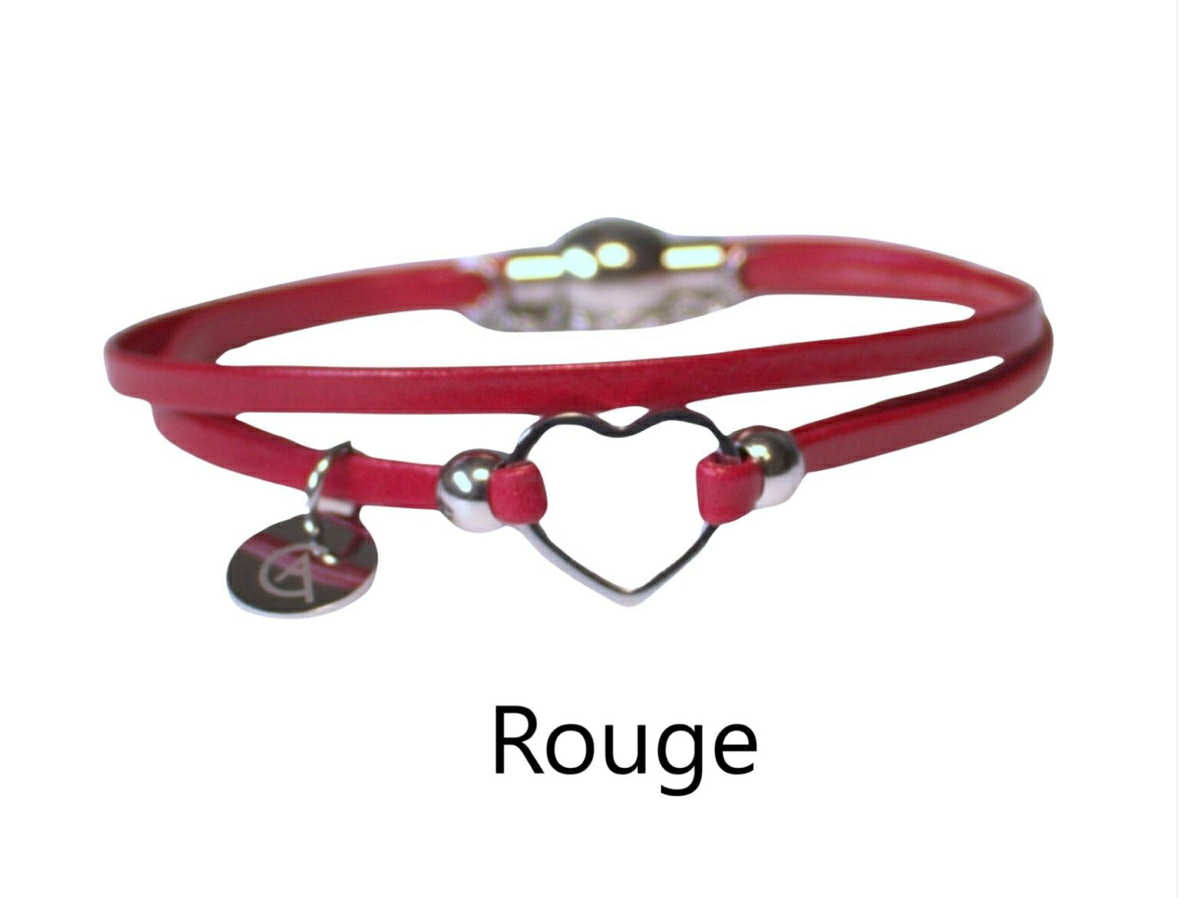 Bracelet mini coeur - 5 couleurs différentes - Créart